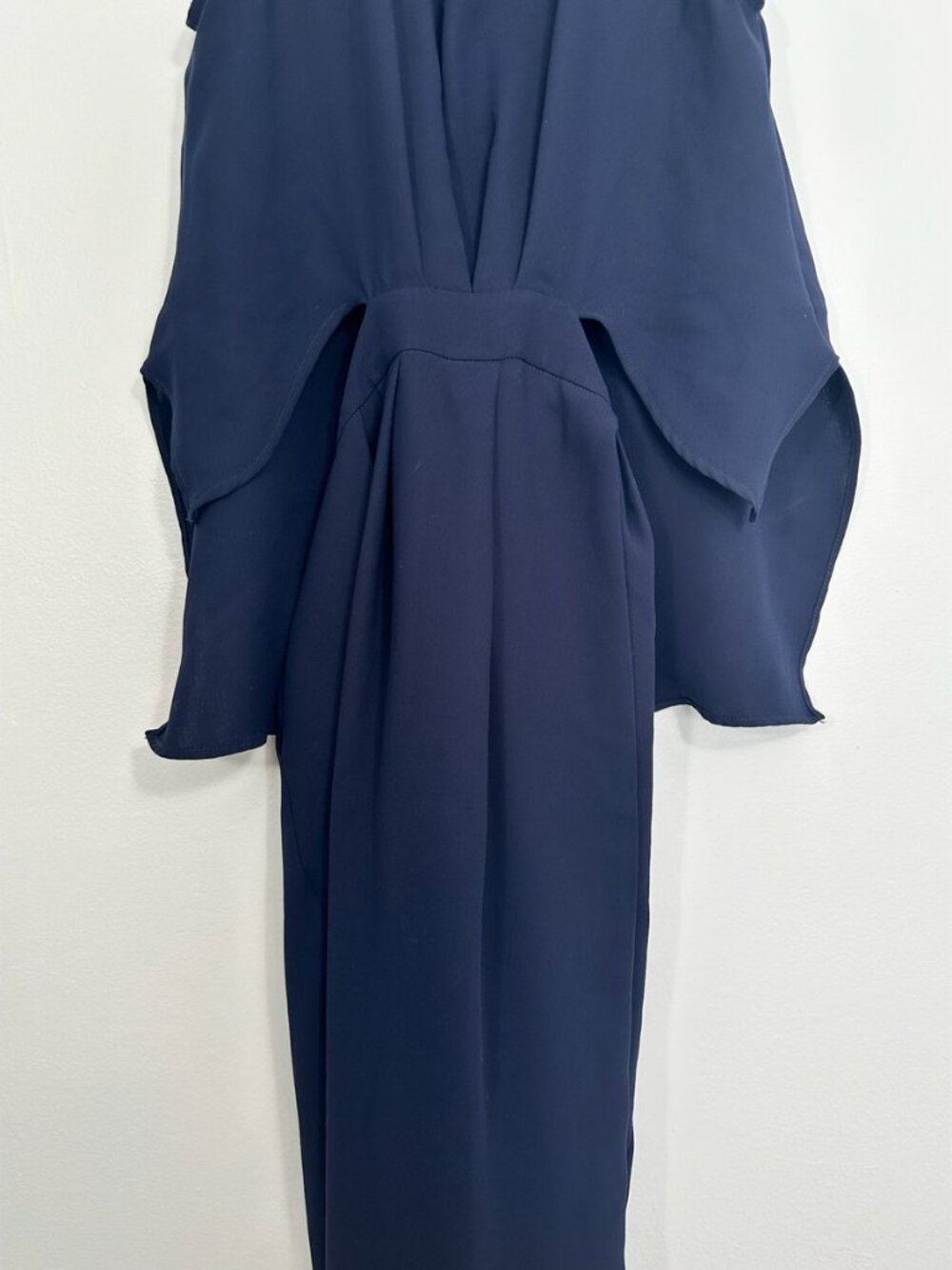 Rachel Comey Navy Draped Sleeveless Top Sz 8 - Picture 2 of 7
